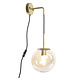 Modern Wall Lamp Else Amber Modern Wall Lamp Else Amber