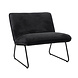 Modern Armchair Merle Black Modern Armchair Merle Black