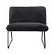 Modern Armchair Merle Black Modern Armchair Merle Black