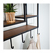 Industrial Wall rack Olivia Mango Wood Industrial Wall rack Olivia Mango Wood