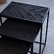 Side table Dulce Black set of 3 Side table Dulce Black set of 3