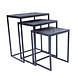 Side table Dulce Black set of 3 Side table Dulce Black set of 3