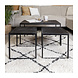 Coffee table Dulce Black set of 3 Coffee table Dulce Black set of 3