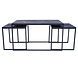 Coffee table Dulce Black set of 3 Coffee table Dulce Black set of 3