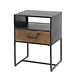 Industrial Bedside Table 1L Blend Industrial Bedside Table 1L Blend