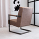 Industrial Leather Armchair Tiger Taupe Industrial Leather Armchair Tiger Taupe