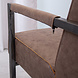 Industrial Leather Armchair Tiger Taupe Industrial Leather Armchair Tiger Taupe