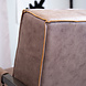 Industrial Leather Armchair Tiger Taupe Industrial Leather Armchair Tiger Taupe