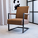 Industrial Leather Armchair Tiger Cognac Industrial Leather Armchair Tiger Cognac
