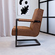 Industrial Leather Armchair Tiger Cognac Industrial Leather Armchair Tiger Cognac