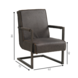 Industrial Leather Armchair Tiger Antracite Industrial Leather Armchair Tiger Antracite