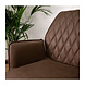 Industrial Rotatable Office Chair Novan Taupe Industrial Rotatable Office Chair Novan Taupe