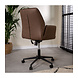 Industrial Rotatable Office Chair Novan Taupe Industrial Rotatable Office Chair Novan Taupe