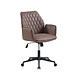 Industrial Rotatable Office Chair Novan Taupe Industrial Rotatable Office Chair Novan Taupe