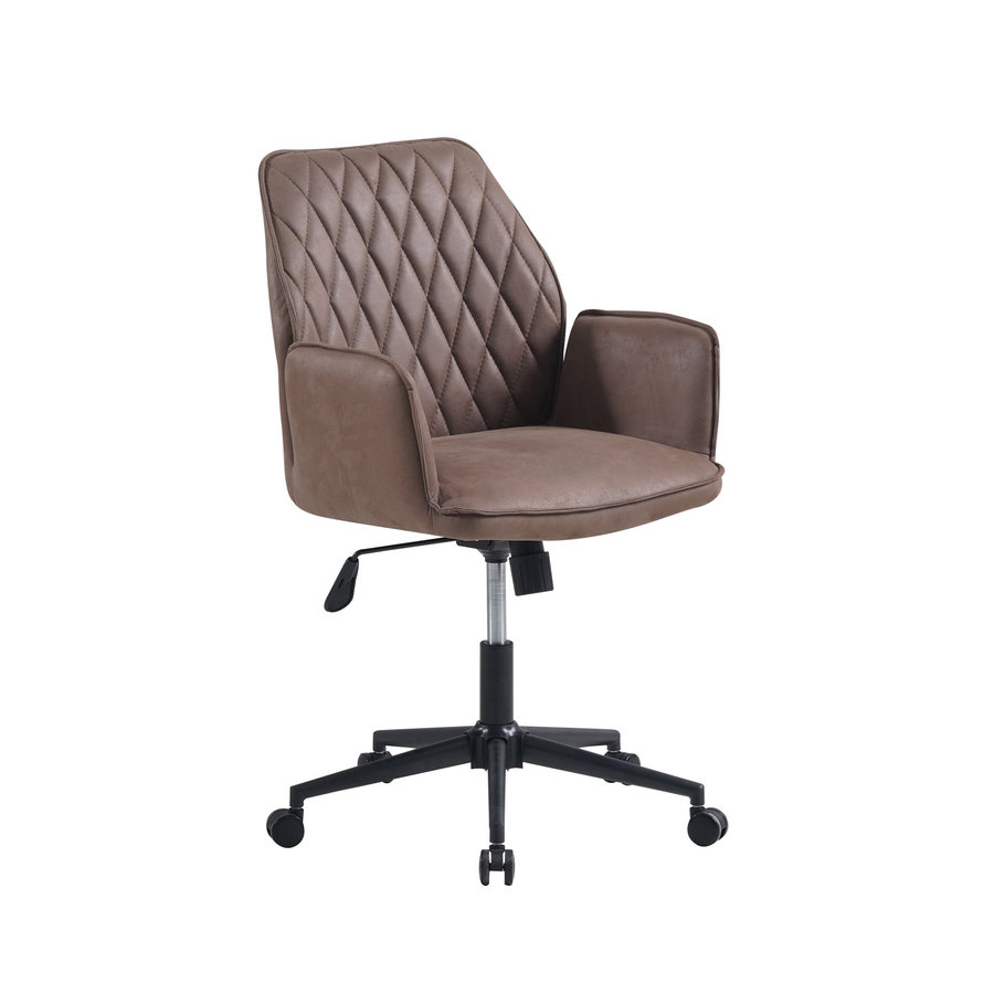 Industrial Rotatable Office Chair Novan Taupe