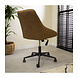 Industrial Rotatable Office Chair Lennox Cognac Industrial Rotatable Office Chair Lennox Cognac