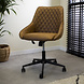 Industrial Rotatable Office Chair Emily Cognac Industrial Rotatable Office Chair Emily Cognac