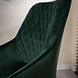 Industrial Rotatable Office Chair Emily Green Velvet Industrial Rotatable Office Chair Emily Green Velvet