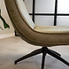 Industrial swivel Armchair Nickole Green Eco Leather Industrial swivel Armchair Nickole Green Eco Leather