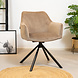 Velvet dining chair Furtado Taupe rotatable seat Velvet dining chair Furtado Taupe rotatable seat