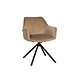 Velvet dining chair Furtado Taupe rotatable seat Velvet dining chair Furtado Taupe rotatable seat