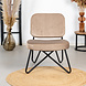Velvet armchair Julia Taupe Velvet armchair Julia Taupe