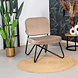 Velvet armchair Julia Taupe Velvet armchair Julia Taupe