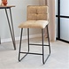 Industrial Barstool Jelle Taupe Industrial Barstool Jelle Taupe