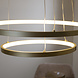 Industrial Ceiling Light Elaine Metal Gold 2-Circles Industrial Ceiling Light Elaine Metal Gold 2-Circles