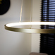 Industrial Ceiling Light Elaine Metal Gold 1-Circle Industrial Ceiling Light Elaine Metal Gold 1-Circle
