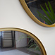 Industrial Mirror Cory Gold 60cm - set of 2 Industrial Mirror Cory Gold 60cm - set of 2