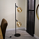 Industrial Floor Lamp Glenn 2L Black Industrial Floor Lamp Glenn 2L Black