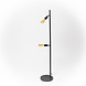 Industrial Floor Lamp Glenn 2L Black Industrial Floor Lamp Glenn 2L Black