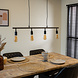 Industrial Ceiling Light Glenn 4L Black Industrial Ceiling Light Glenn 4L Black