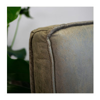 Industrial Armchair Green Lowen Eco Leather
