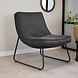 Industrial Armchair Antracite Lowen Eco Leather Industrial Armchair Antracite Lowen Eco Leather
