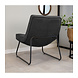 Industrial Armchair Antracite Lowen Eco Leather Industrial Armchair Antracite Lowen Eco Leather