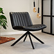Industrial swivel Armchair Leon Black Industrial swivel Armchair Leon Black