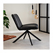 Industrial swivel Armchair Leon Black Industrial swivel Armchair Leon Black