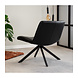 Industrial swivel Armchair Leon Black Industrial swivel Armchair Leon Black