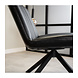Industrial swivel Armchair Leon Black Industrial swivel Armchair Leon Black
