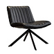 Industrial swivel Armchair Leon Black Industrial swivel Armchair Leon Black