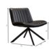 Industrial swivel Armchair Leon Black Industrial swivel Armchair Leon Black