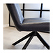 Industrial swivel Armchair Leon Blue Industrial swivel Armchair Leon Blue