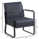 Industrial armchair Peter Blue Industrial armchair Peter Blue