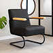 Industrial armchair Lars Black Industrial armchair Lars Black