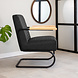 Industrial armchair Lars Black Industrial armchair Lars Black