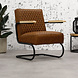Industrial armchair Lars Cognac Industrial armchair Lars Cognac