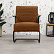 Industrial armchair Lars Cognac Industrial armchair Lars Cognac
