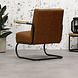 Industrial armchair Lars Cognac Industrial armchair Lars Cognac